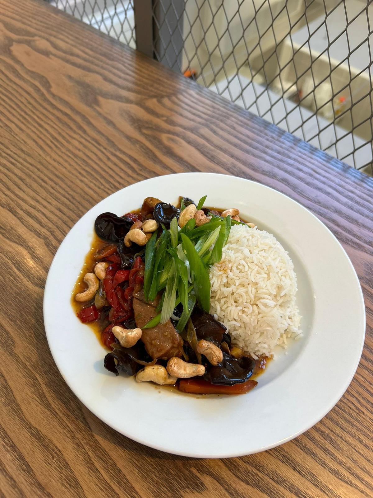 Asian-inspired menu of the day at Gluten Glory