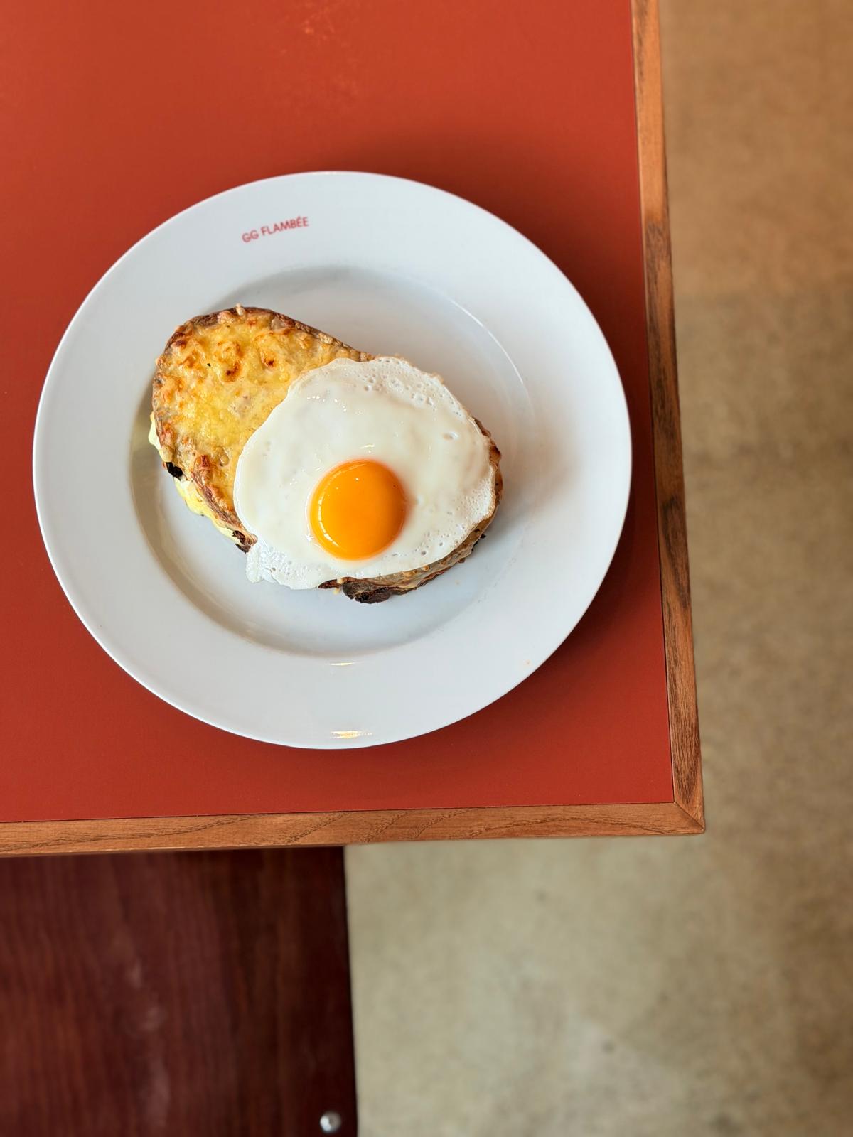 Croque Madame at Gluten Glory